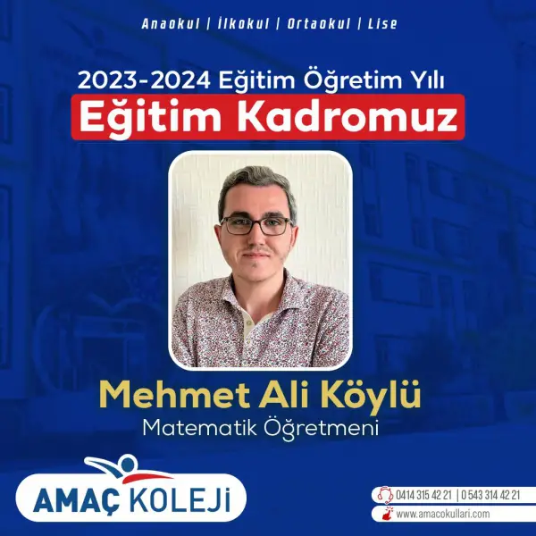 Mehmet Ali Köylü (Matematik Öğretmeni)